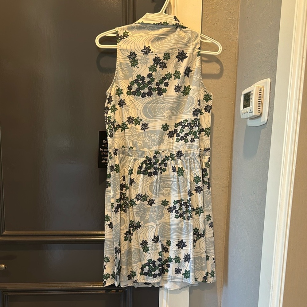 Tuckernuck Blue and Green Floral Dress